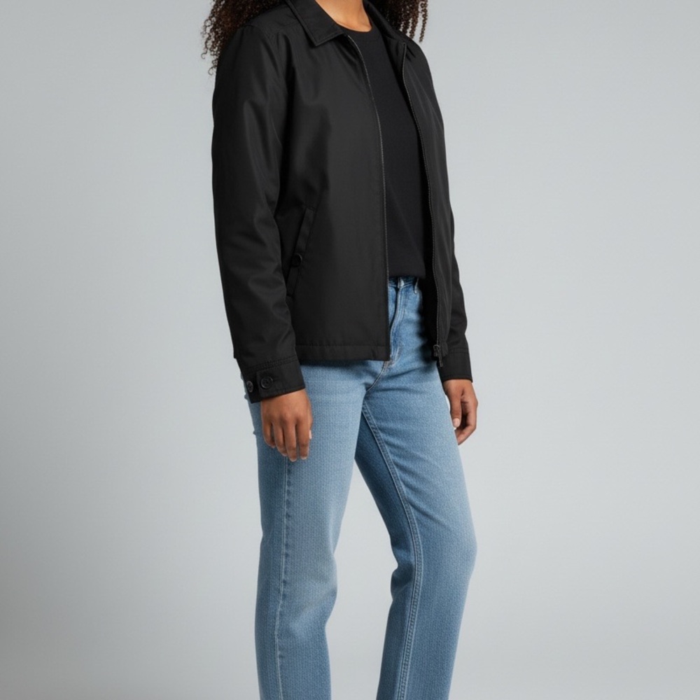 London Fog Women's Classic Black Jacket
